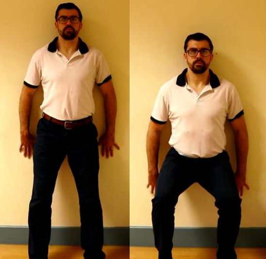 Wall Squat Holds