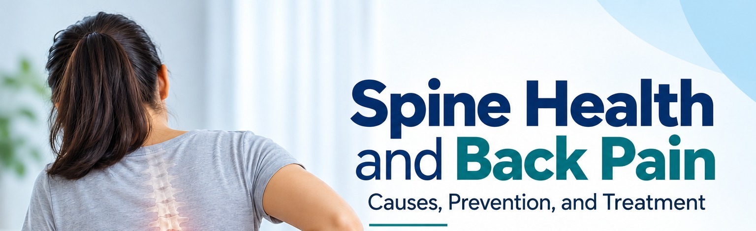 Spine health and back pain – banner